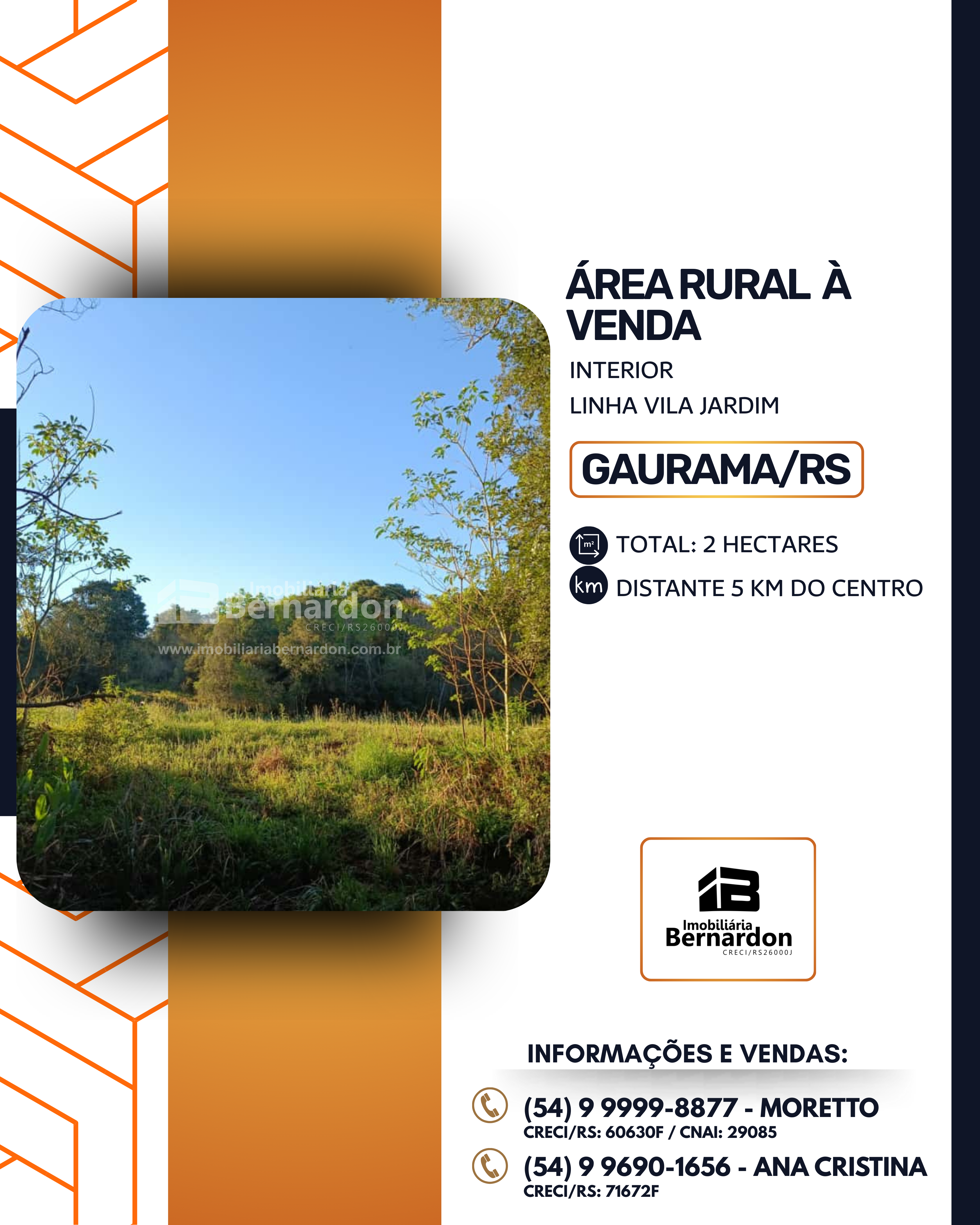 Imagem: Área rural localizada a 5 km do centro de Gaurama/RS